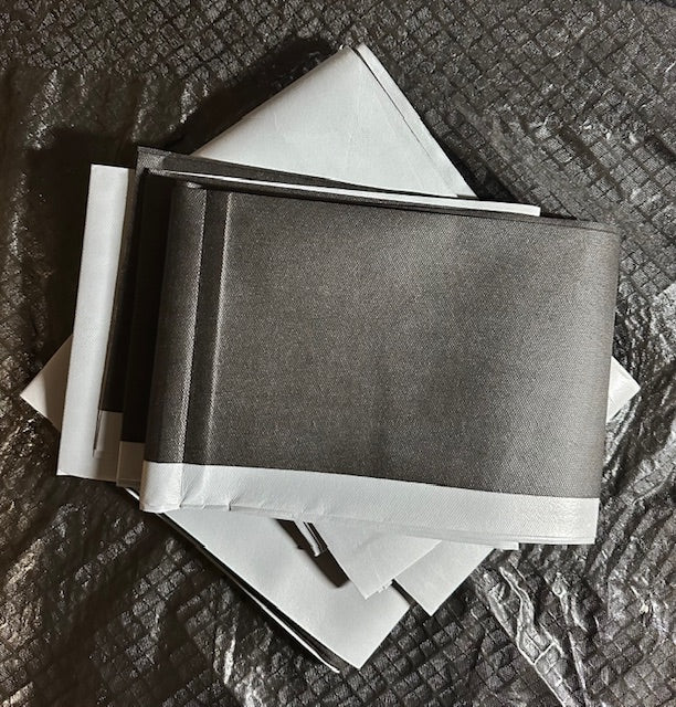 Black Bed Sheets, 40"x90", 50 Sheets