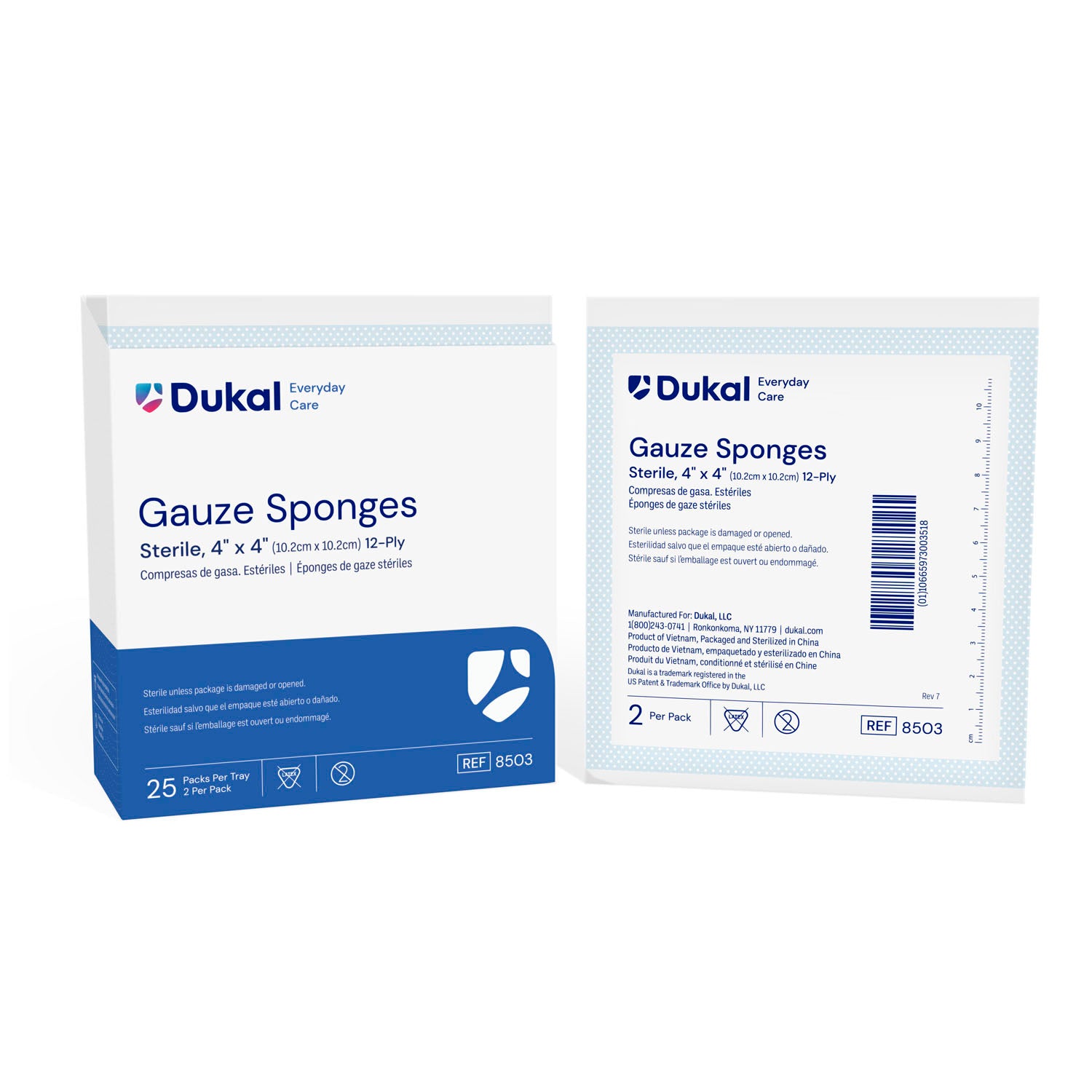 Gauze Sponges, 4x4, Sterile