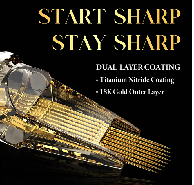 EZ Tattoo V-Select Gold Series Cartridge Needles