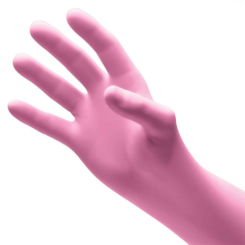Non-Latex Pink Gloves, 200/box