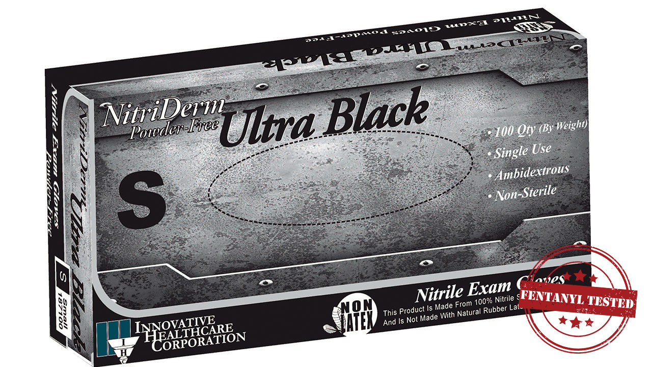 Nitriderm Ultra Thick Black Nitrile Gloves ON SALE!